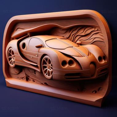 3D модель Bugatti EB110 (STL)